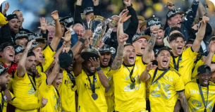 Picture from a match of Major League Soccer